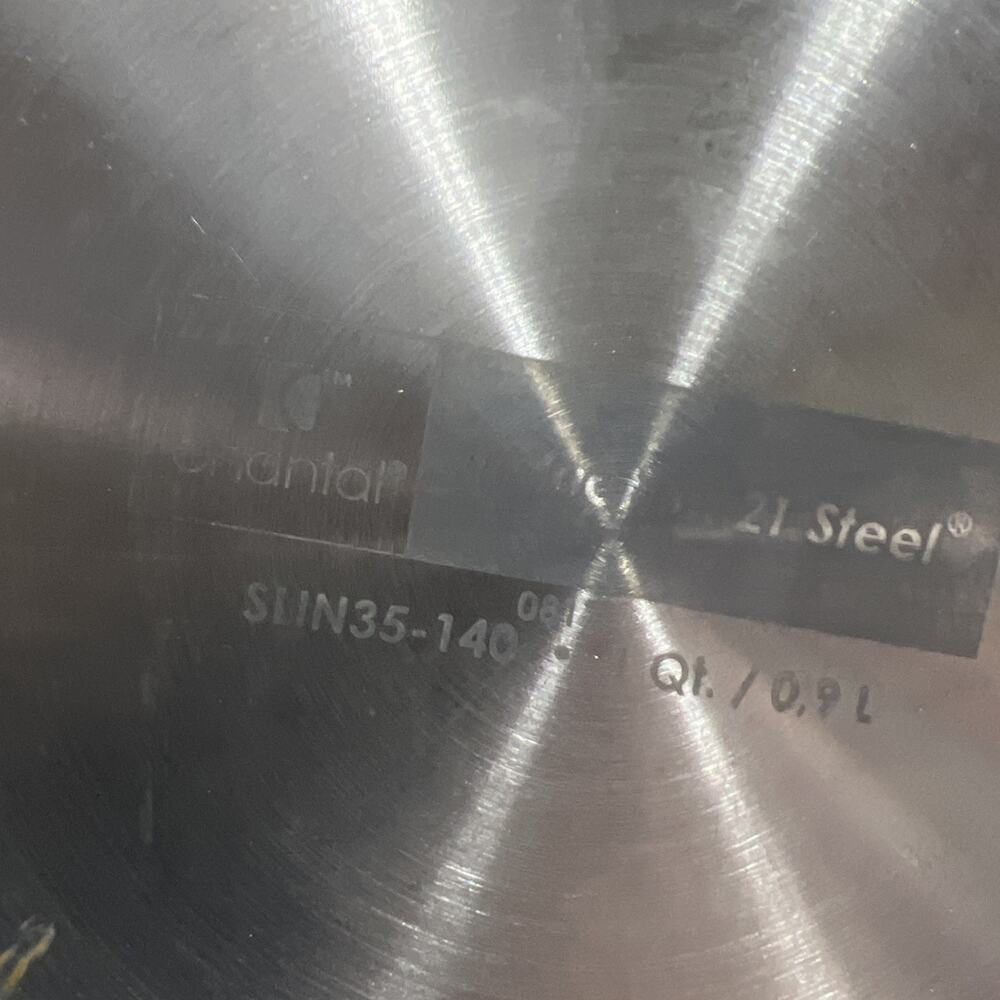 Chantal SLIN35-140 Induction 21 Steel Saucepan, 1 quart, Stainless - Picture 2 of 2